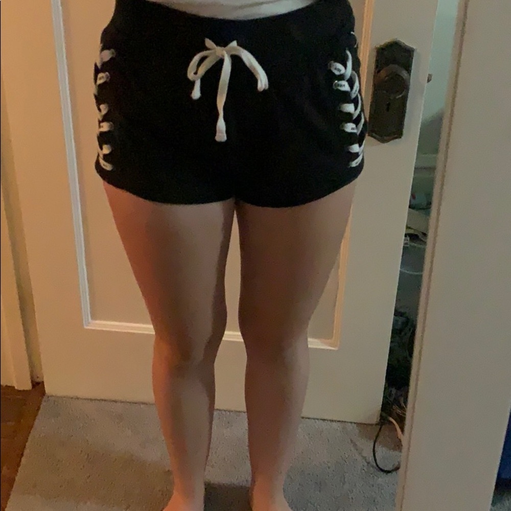 VS Pink Lace Up Short